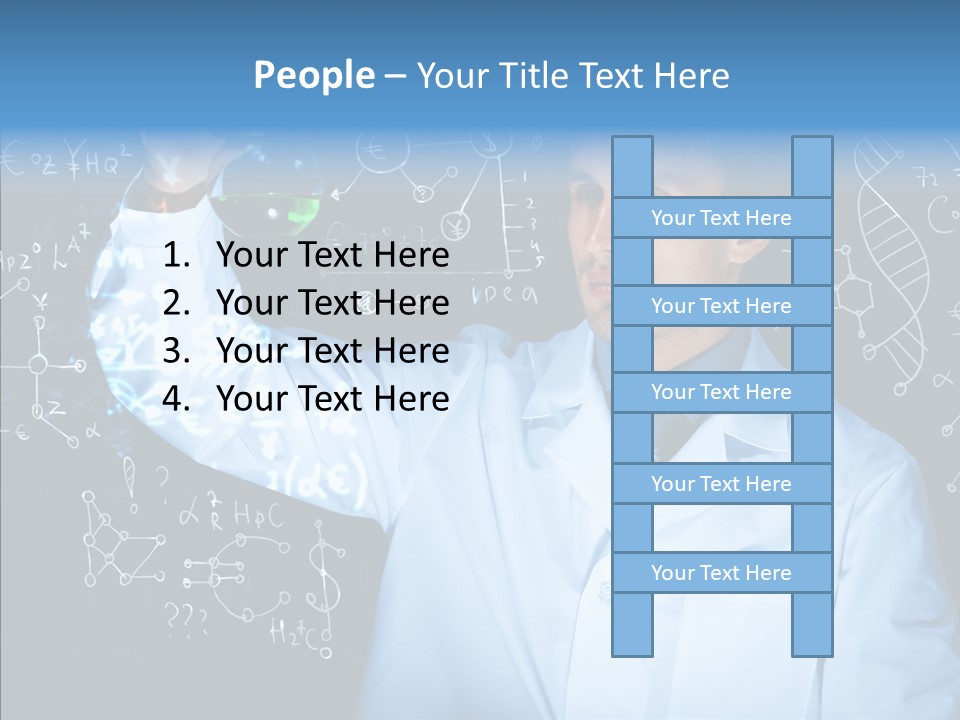 Scientist Chemistry Education PowerPoint Template