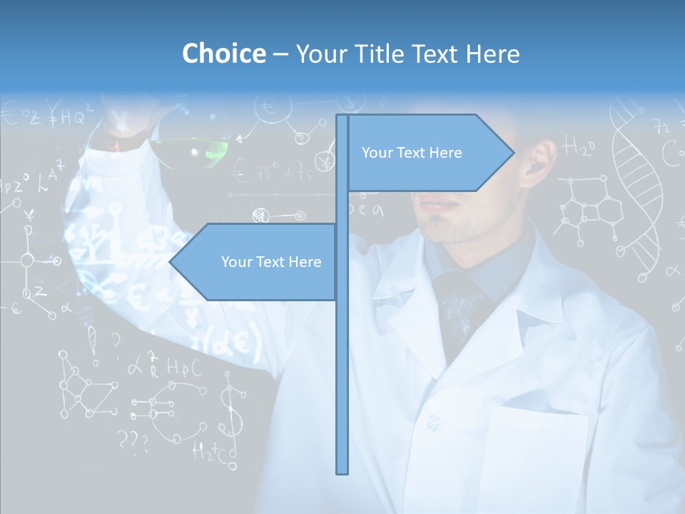Scientist Chemistry Education PowerPoint Template