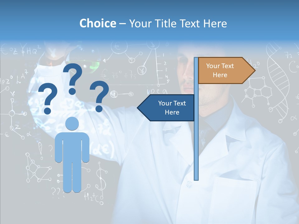 Scientist Chemistry Education PowerPoint Template