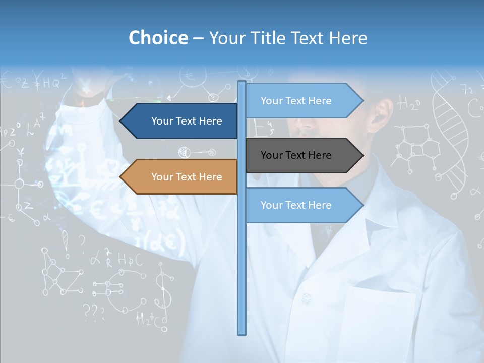 Scientist Chemistry Education PowerPoint Template