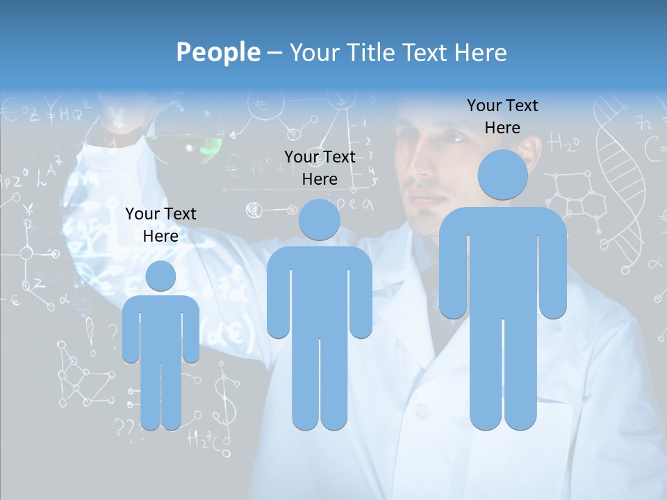 Scientist Chemistry Education PowerPoint Template