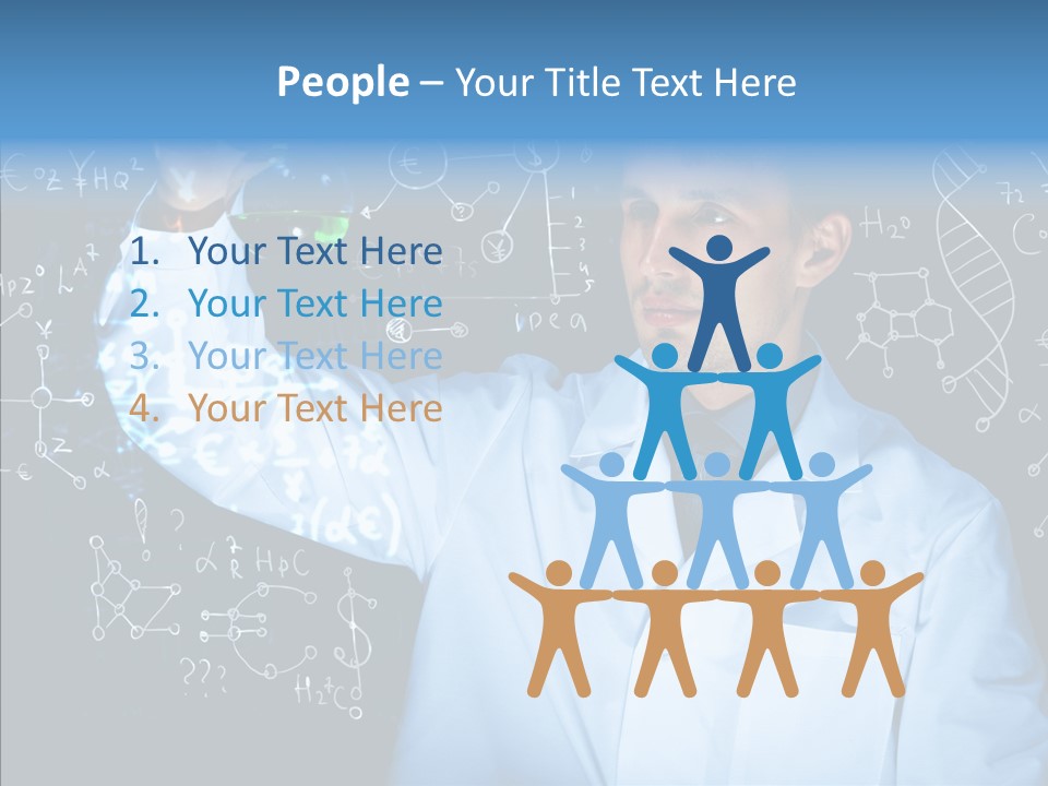 Scientist Chemistry Education PowerPoint Template