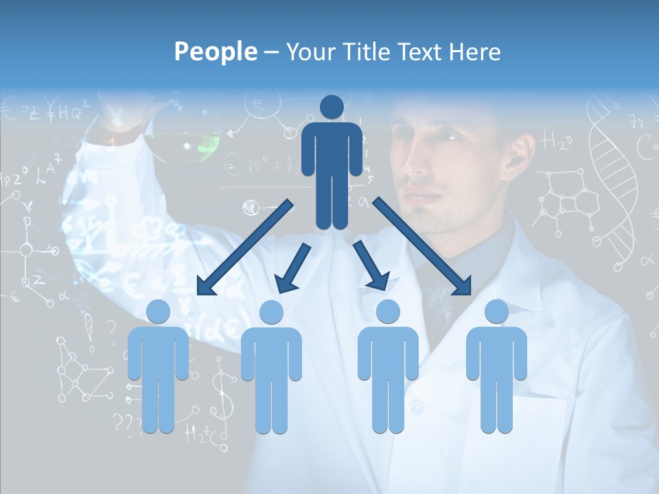 Scientist Chemistry Education PowerPoint Template