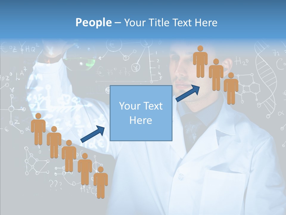 Scientist Chemistry Education PowerPoint Template