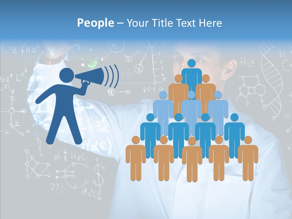 Scientist Chemistry Education PowerPoint Template
