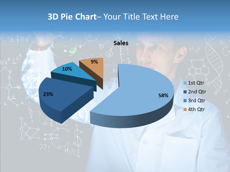 Scientist Chemistry Education PowerPoint Template