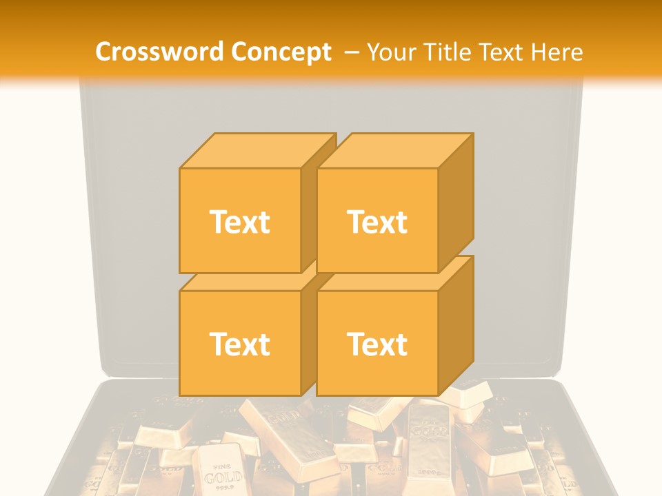 Currency Ideas Blocks PowerPoint Template