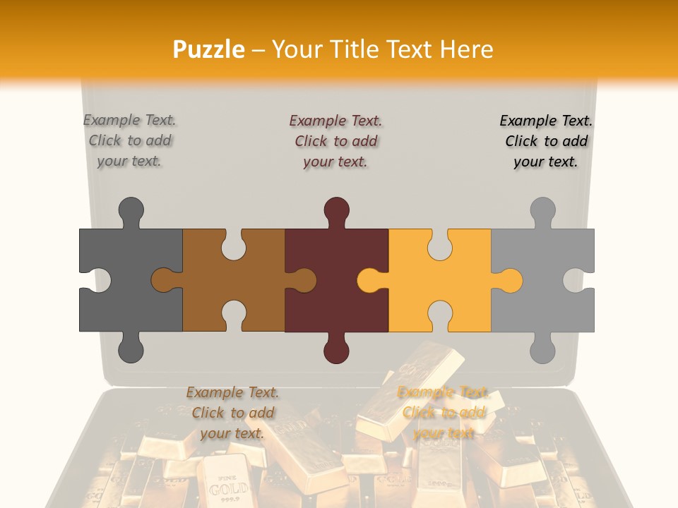 Currency Ideas Blocks PowerPoint Template