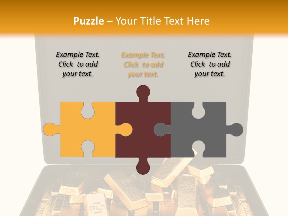 Currency Ideas Blocks PowerPoint Template