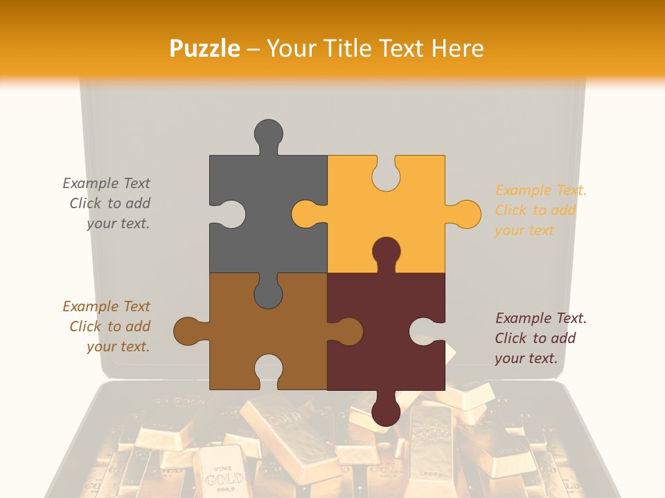 Currency Ideas Blocks PowerPoint Template