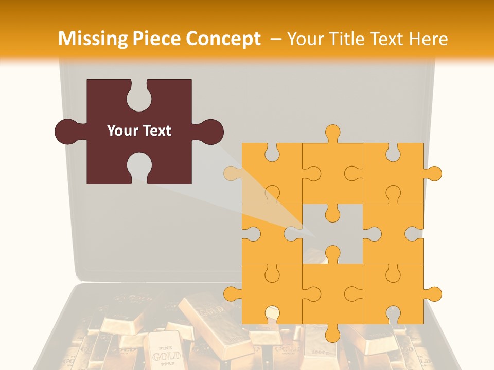 Currency Ideas Blocks PowerPoint Template