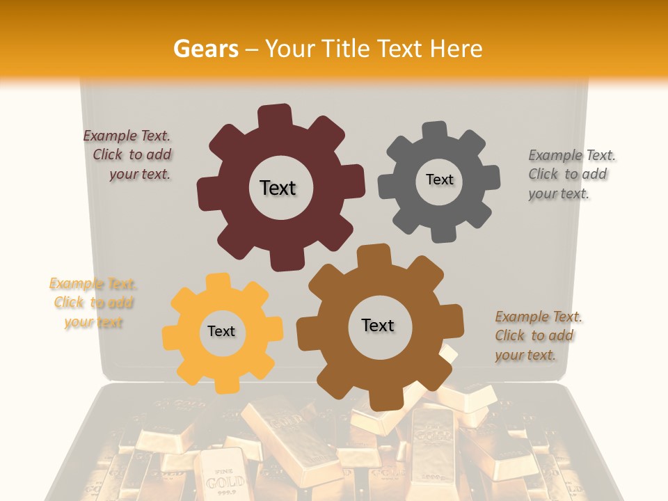 Currency Ideas Blocks PowerPoint Template