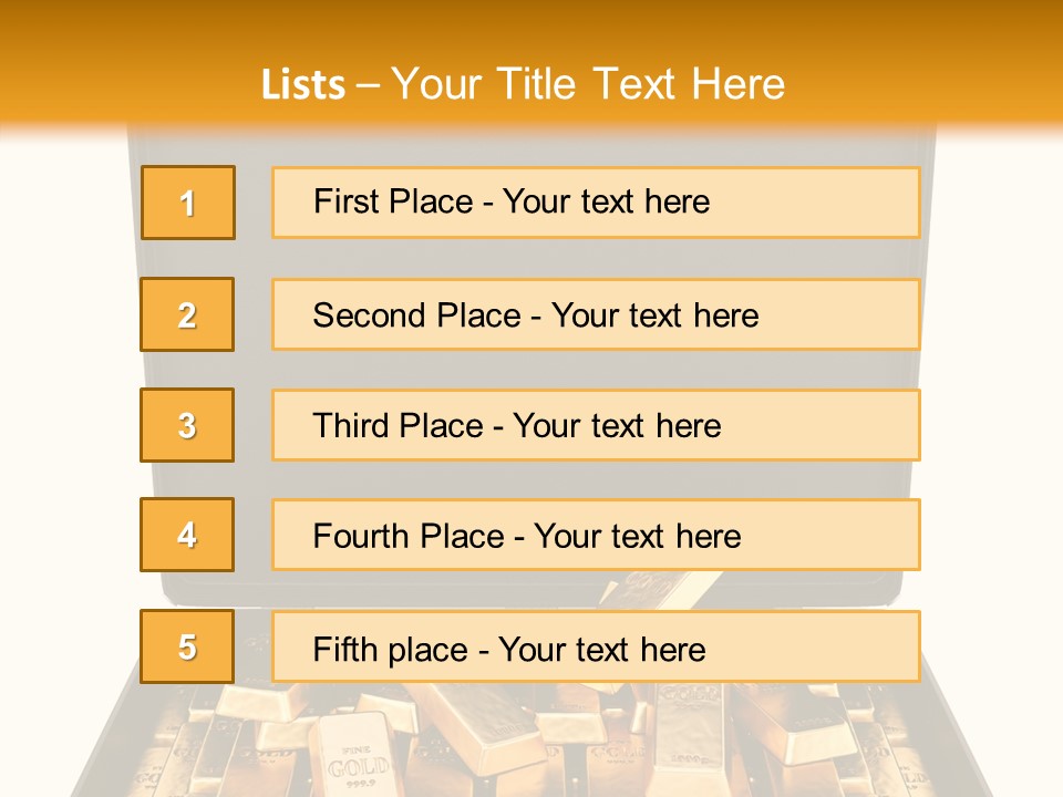 Currency Ideas Blocks PowerPoint Template