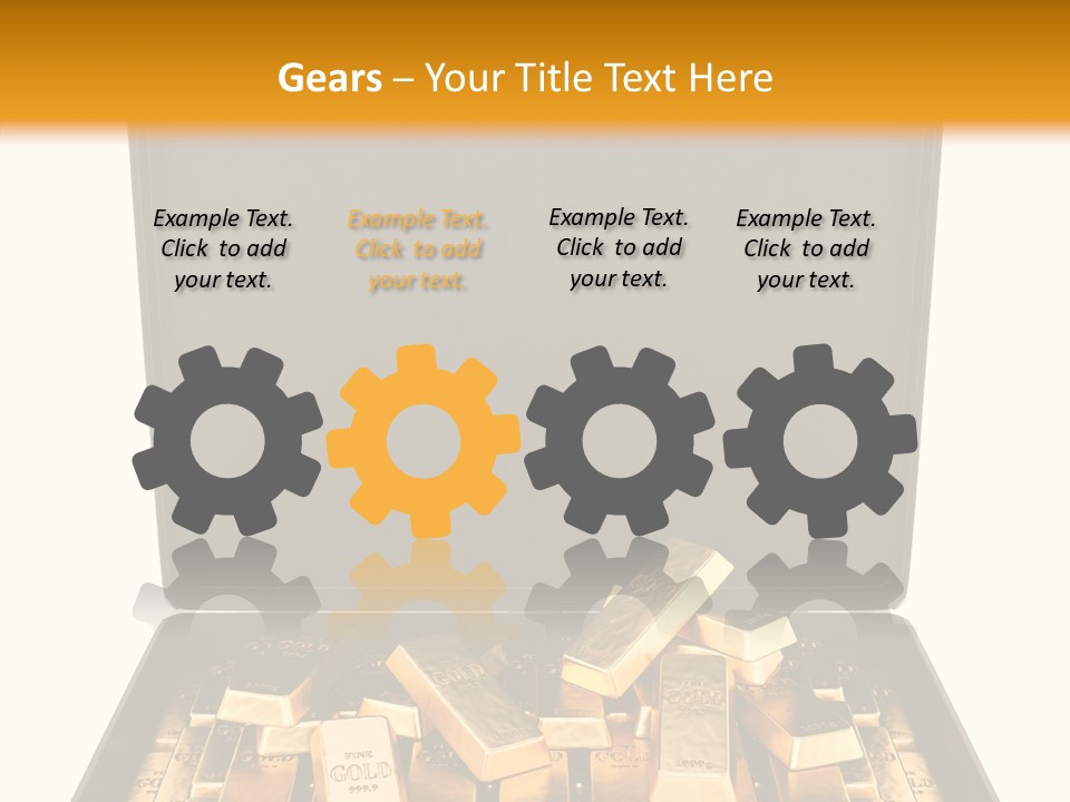 Currency Ideas Blocks PowerPoint Template