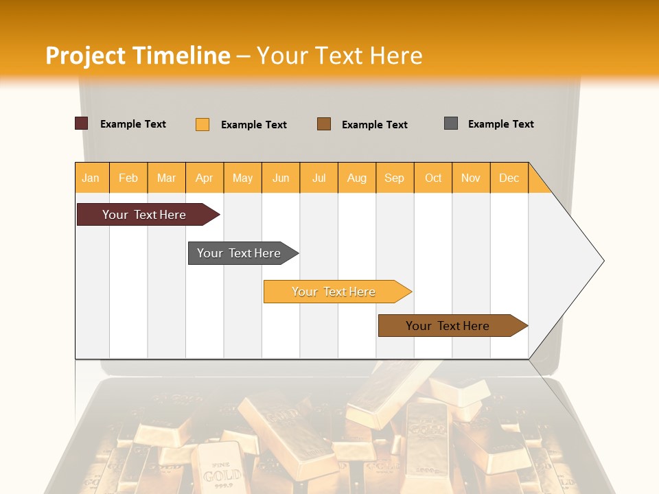 Currency Ideas Blocks PowerPoint Template