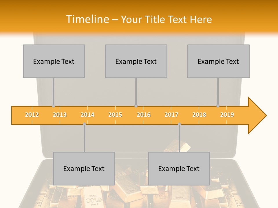 Currency Ideas Blocks PowerPoint Template