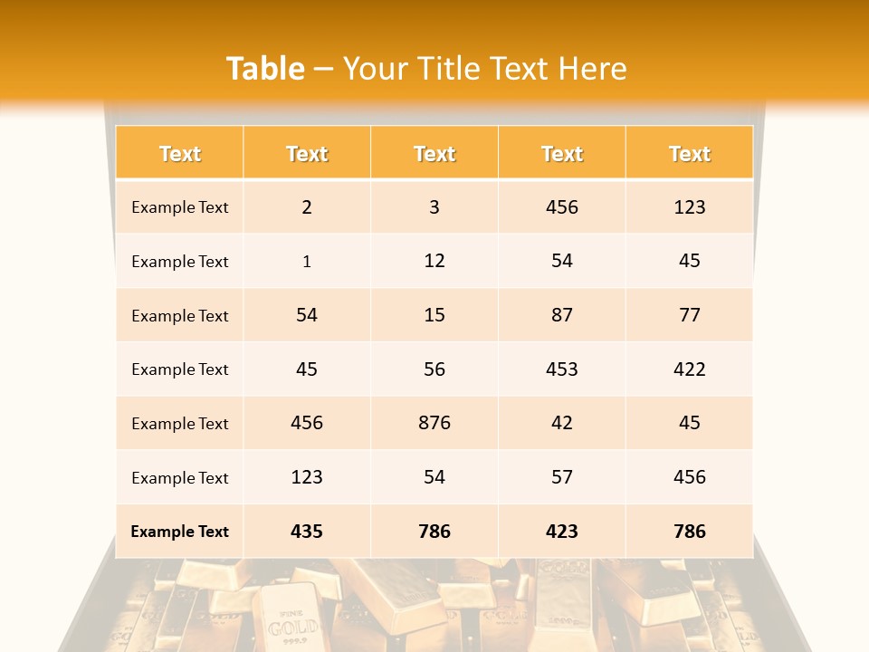 Currency Ideas Blocks PowerPoint Template
