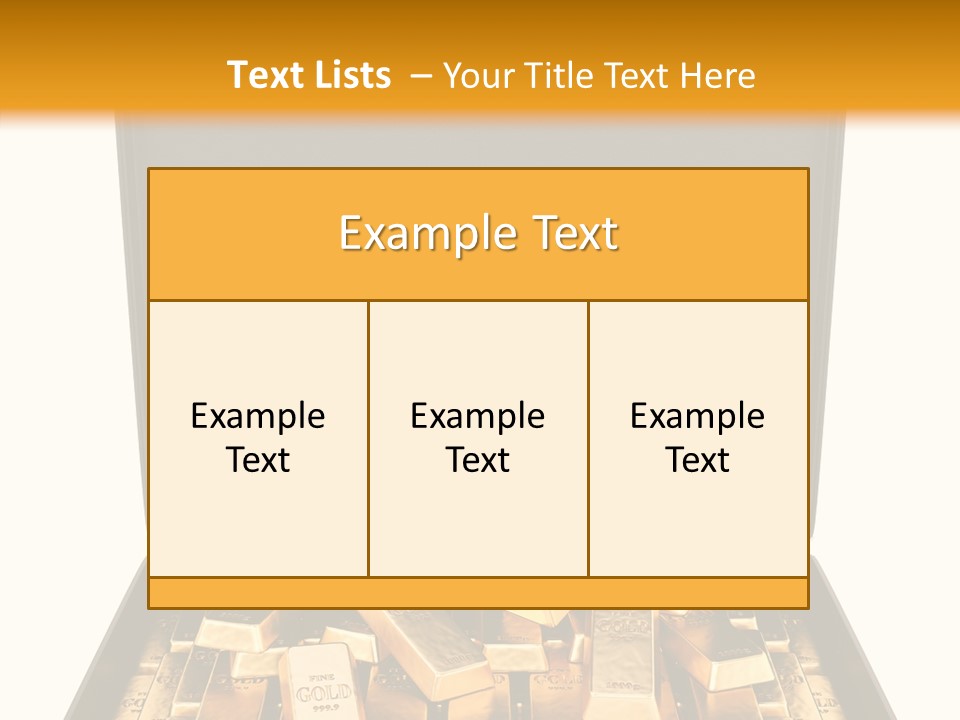 Currency Ideas Blocks PowerPoint Template