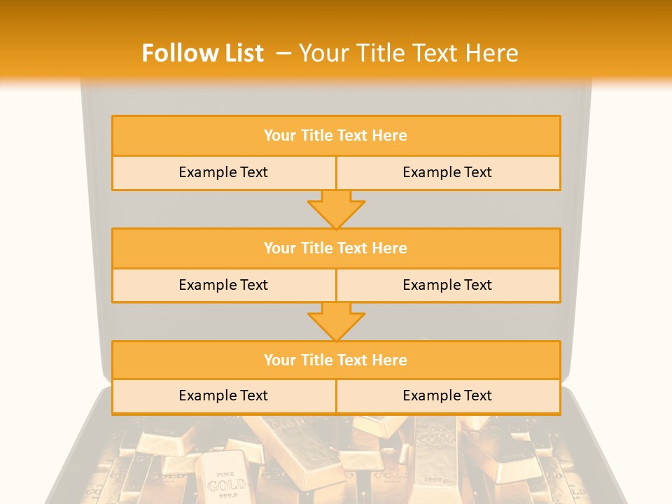 Currency Ideas Blocks PowerPoint Template