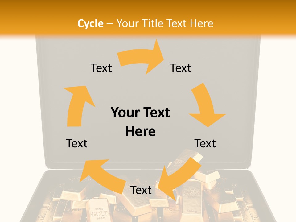 Currency Ideas Blocks PowerPoint Template