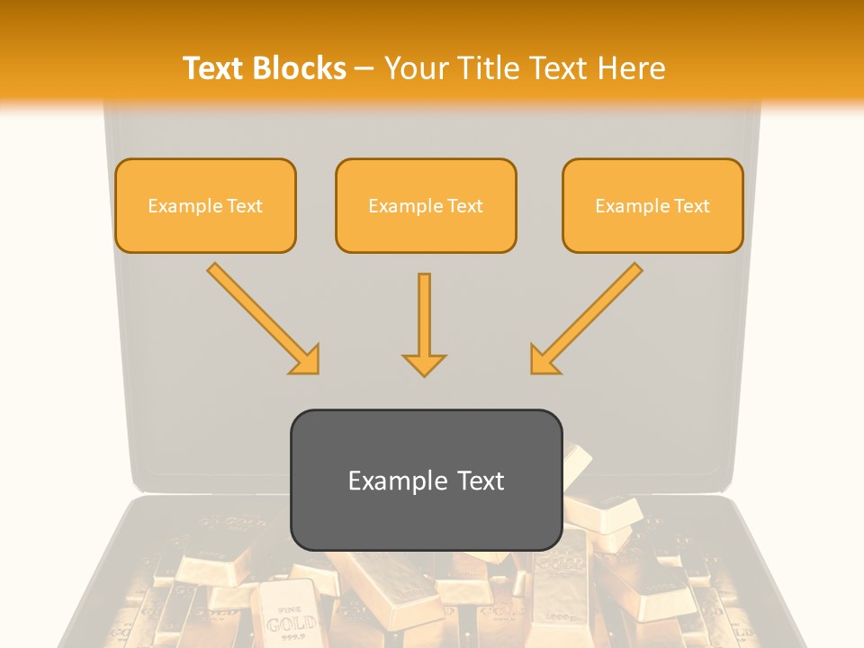 Currency Ideas Blocks PowerPoint Template