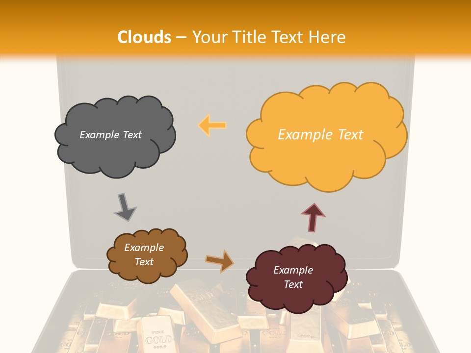 Currency Ideas Blocks PowerPoint Template
