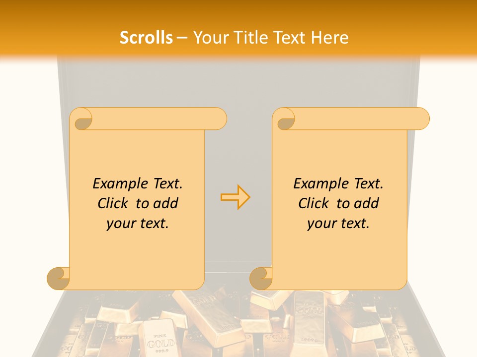 Currency Ideas Blocks PowerPoint Template