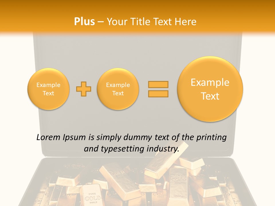 Currency Ideas Blocks PowerPoint Template