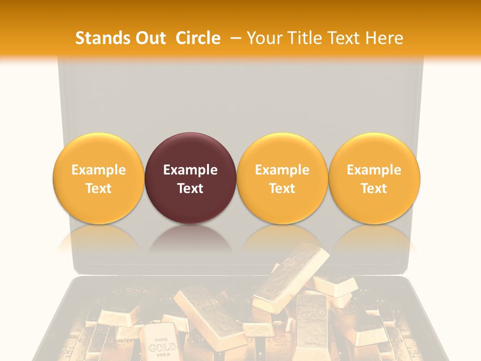 Currency Ideas Blocks PowerPoint Template