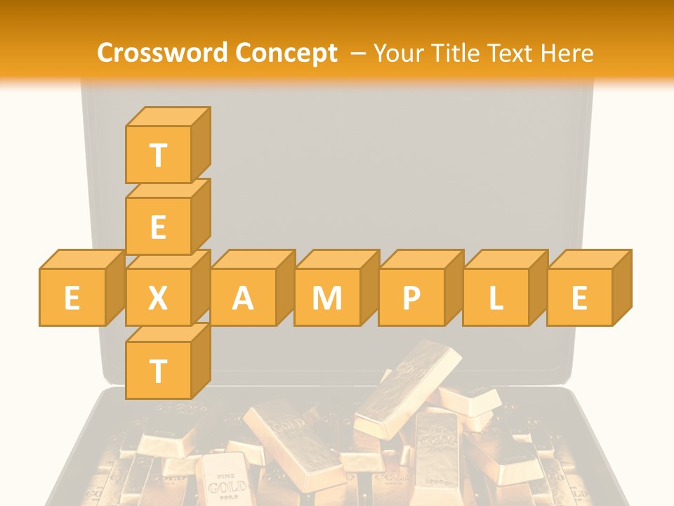 Currency Ideas Blocks PowerPoint Template