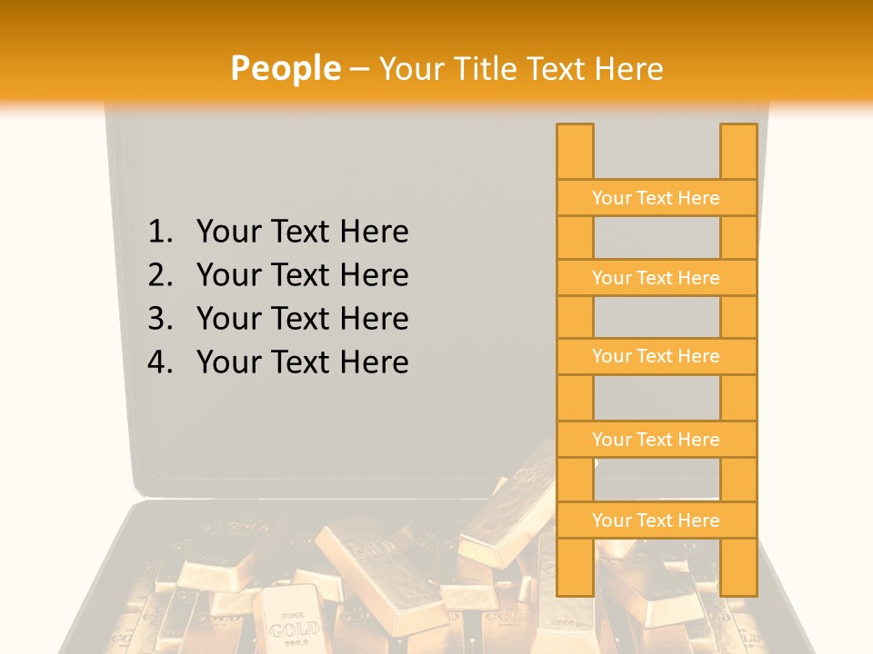 Currency Ideas Blocks PowerPoint Template