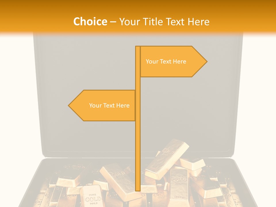Currency Ideas Blocks PowerPoint Template