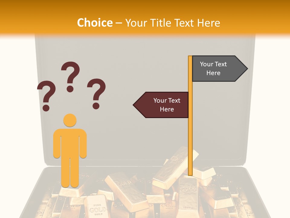 Currency Ideas Blocks PowerPoint Template