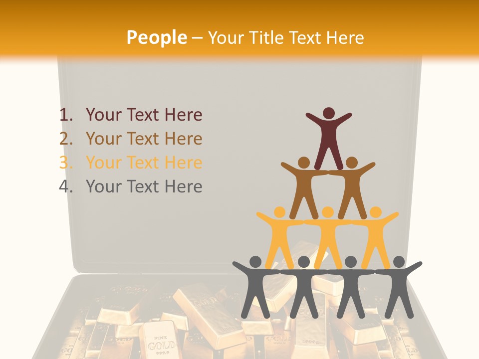 Currency Ideas Blocks PowerPoint Template