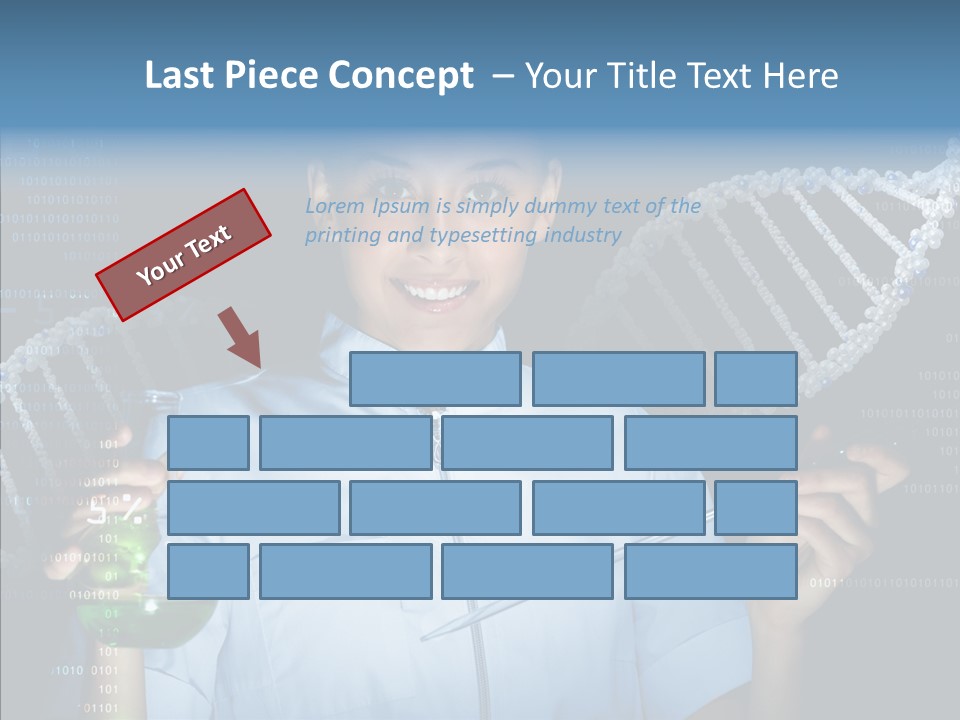 Dna Scientific Chromosome PowerPoint Template