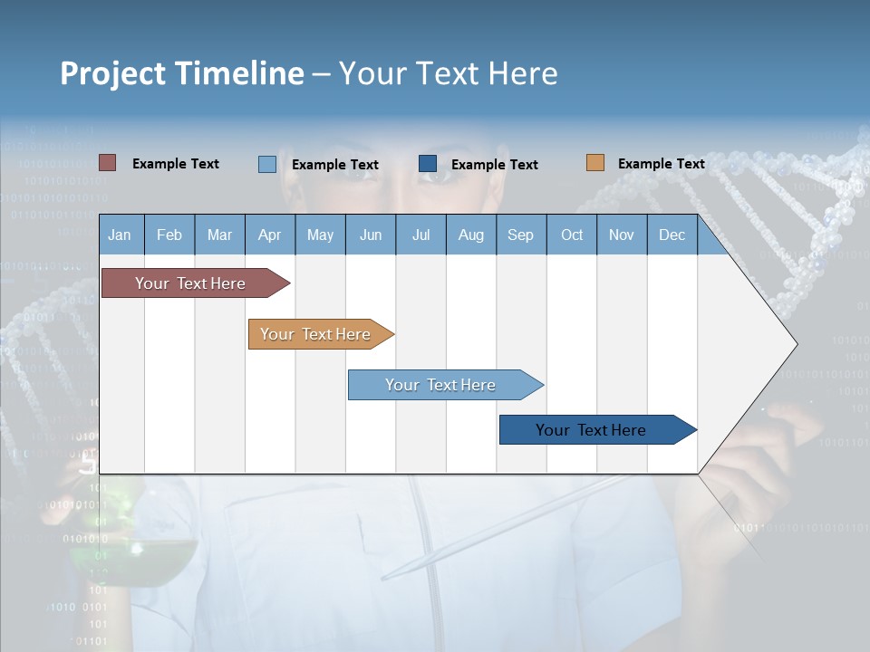 Dna Scientific Chromosome PowerPoint Template