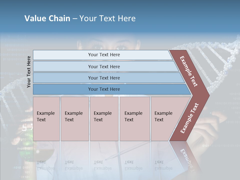 Dna Scientific Chromosome PowerPoint Template