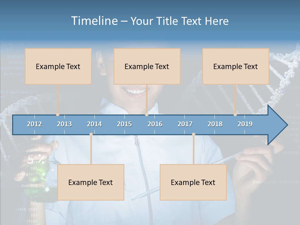 Dna Scientific Chromosome PowerPoint Template