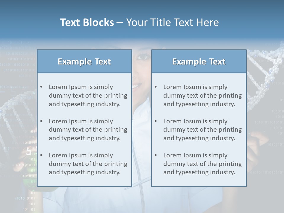 Dna Scientific Chromosome PowerPoint Template