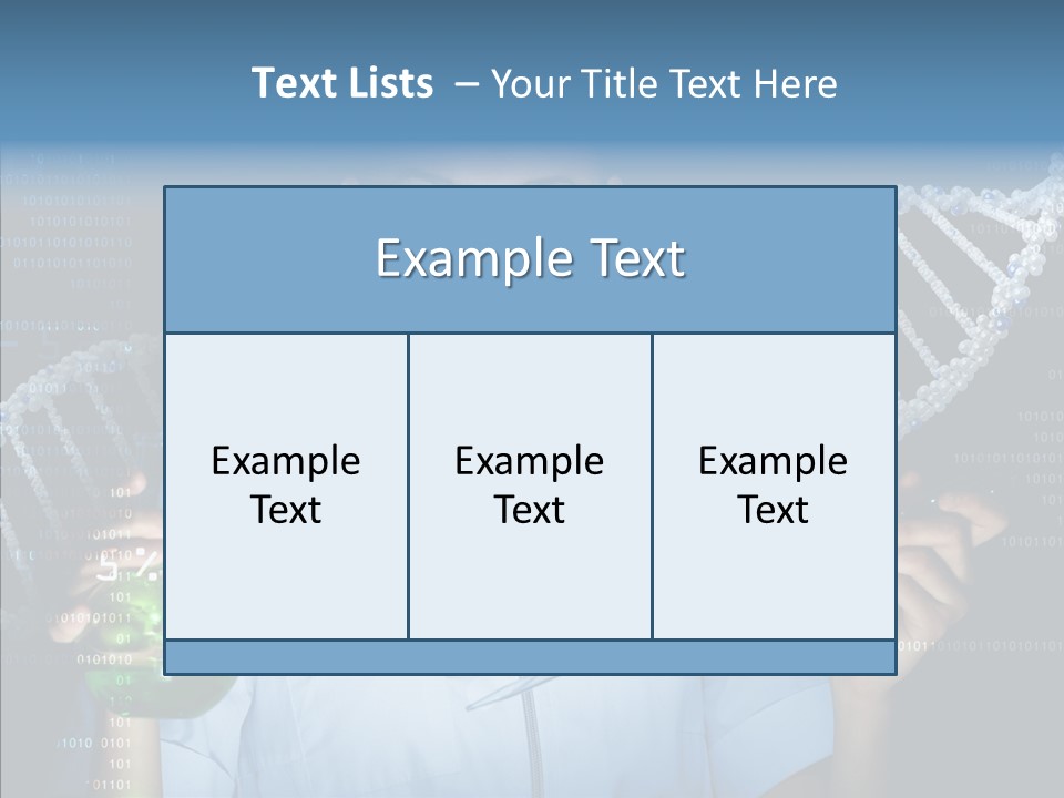 Dna Scientific Chromosome PowerPoint Template