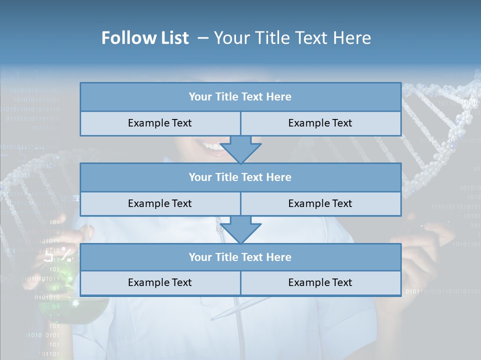 Dna Scientific Chromosome PowerPoint Template