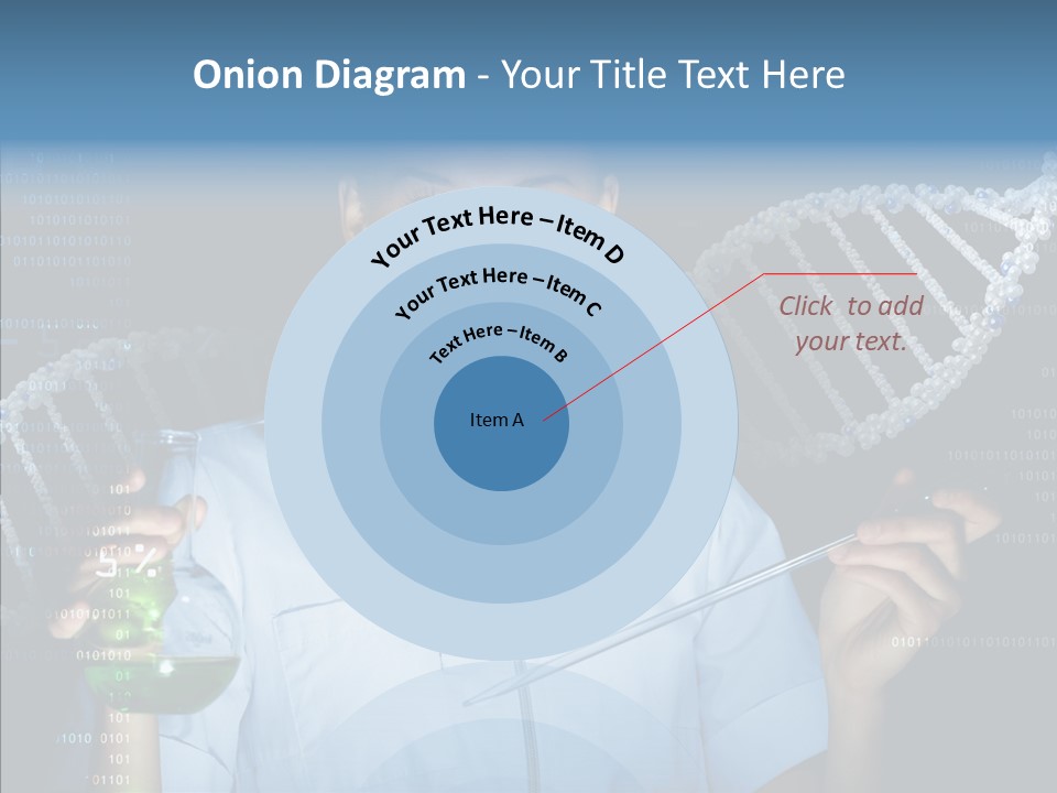 Dna Scientific Chromosome PowerPoint Template