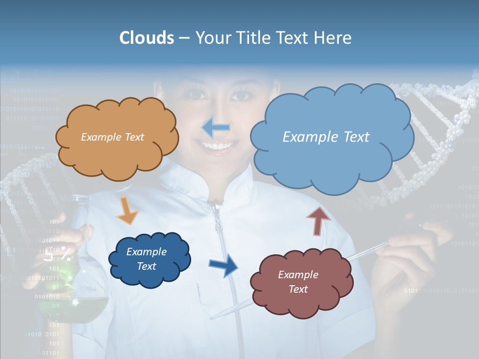 Dna Scientific Chromosome PowerPoint Template