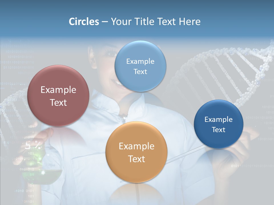 Dna Scientific Chromosome PowerPoint Template