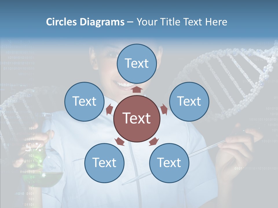 Dna Scientific Chromosome PowerPoint Template