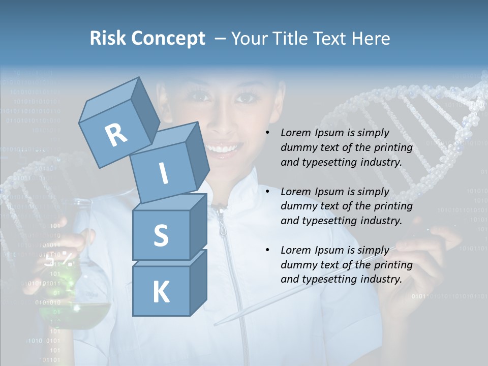 Dna Scientific Chromosome PowerPoint Template