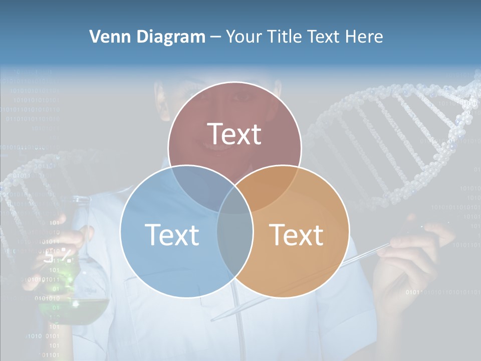 Dna Scientific Chromosome PowerPoint Template