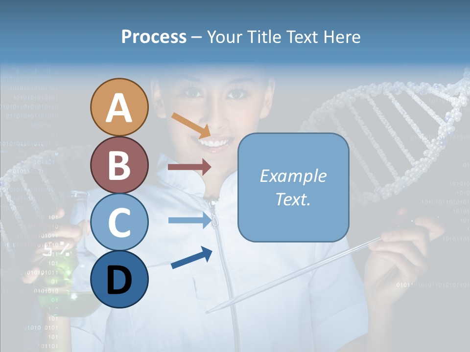 Dna Scientific Chromosome PowerPoint Template