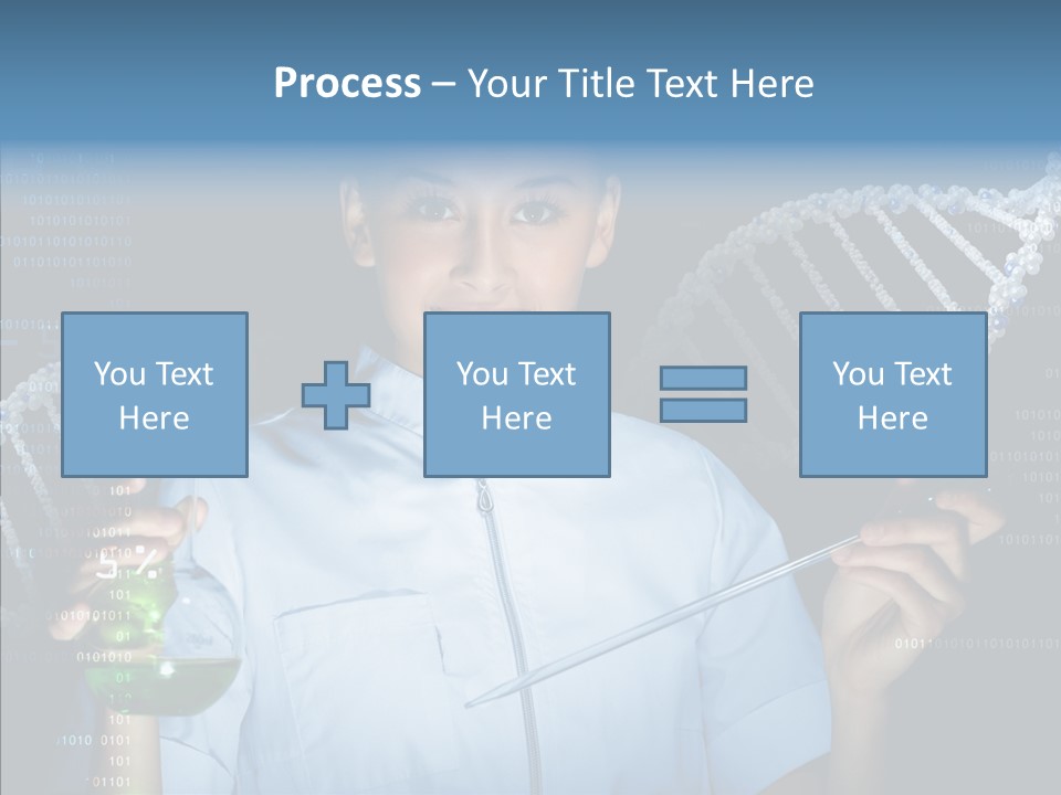 Dna Scientific Chromosome PowerPoint Template