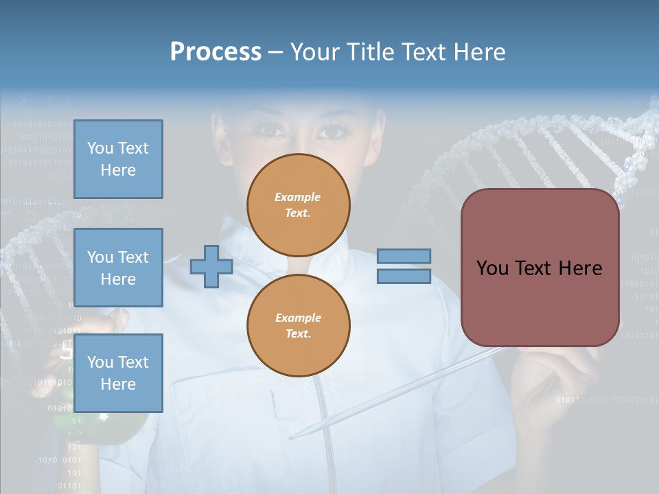 Dna Scientific Chromosome PowerPoint Template